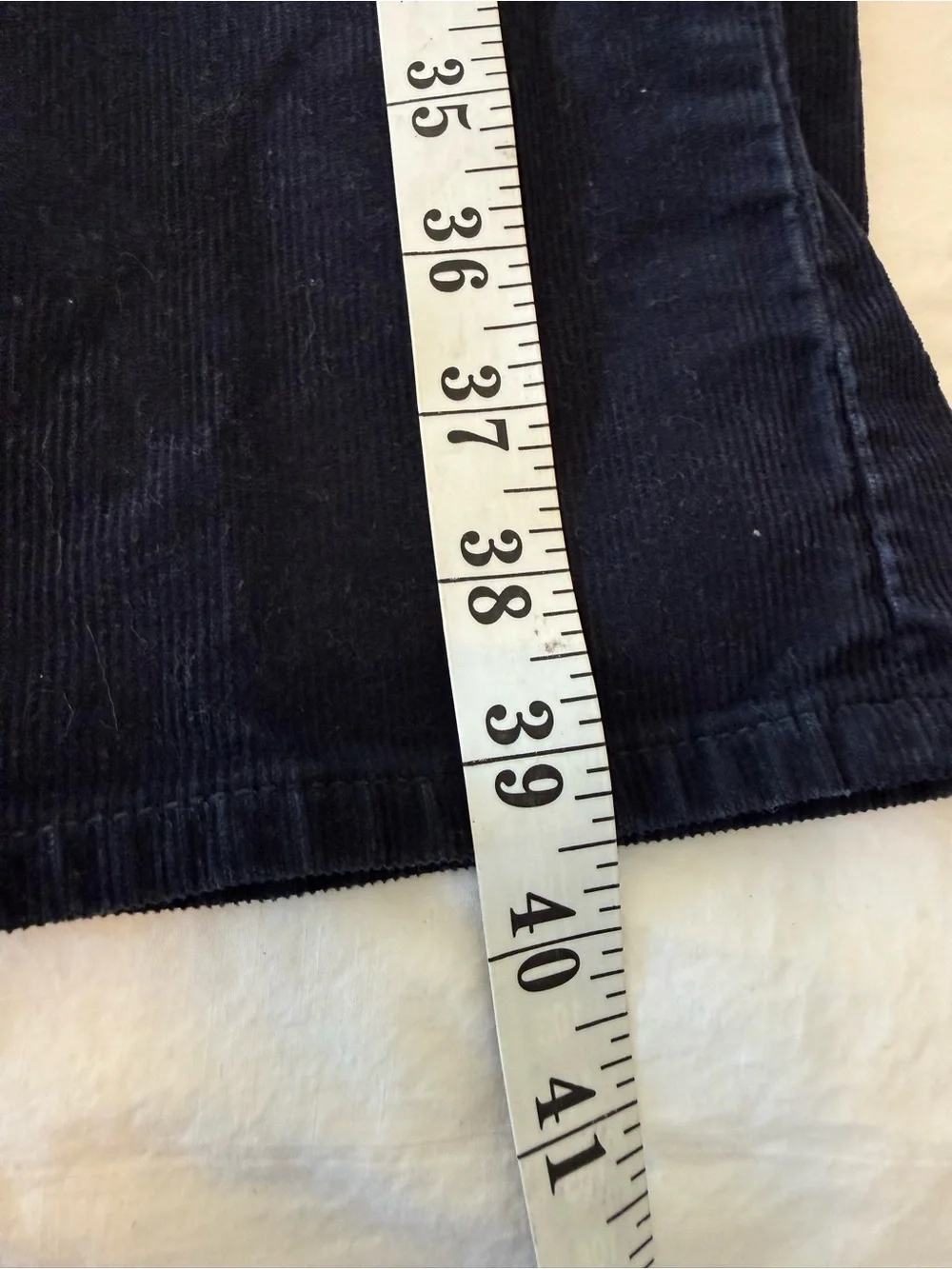 J. Crew Women’s Straight Leg City Fit 30s, navy blue, corduroy jeans